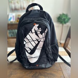 NWOT Nike Black Backpack with White Graphic